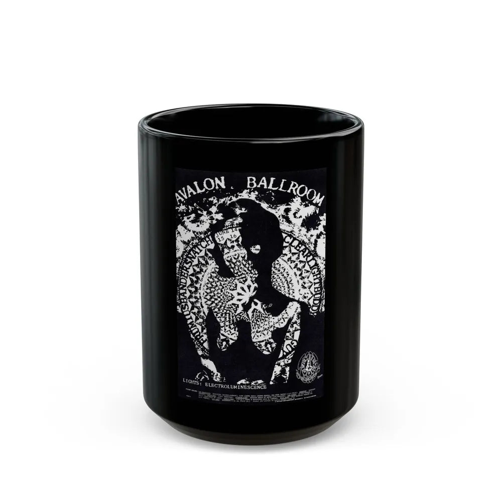 avalon (Music Poster) Black Coffee Mug-15oz-Go Mug Yourself