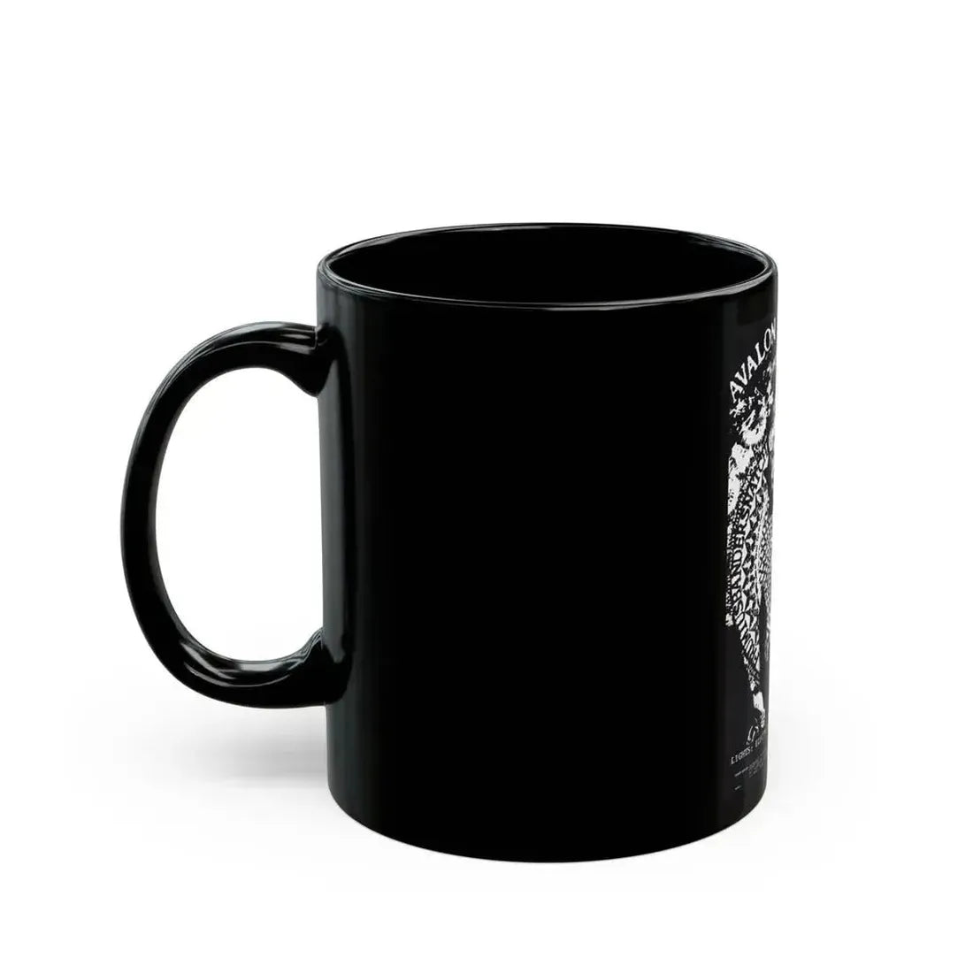avalon (Music Poster) Black Coffee Mug - Go Mug Yourself