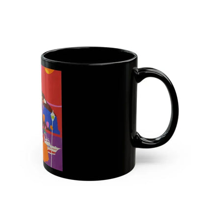 Avanti, movie advertisement, 1972 - Black Coffee Mug - Go Mug Yourself