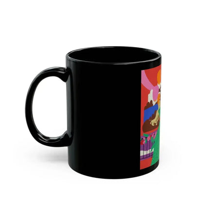 Avanti, movie advertisement, 1972 - Black Coffee Mug - Go Mug Yourself