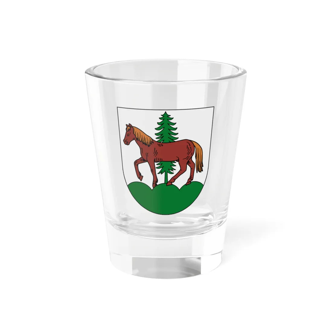 Avelengo-Stemma (Italy) (Coat of Arms) Shot Glass 1.5oz 1.5oz - Go Mug Yourself