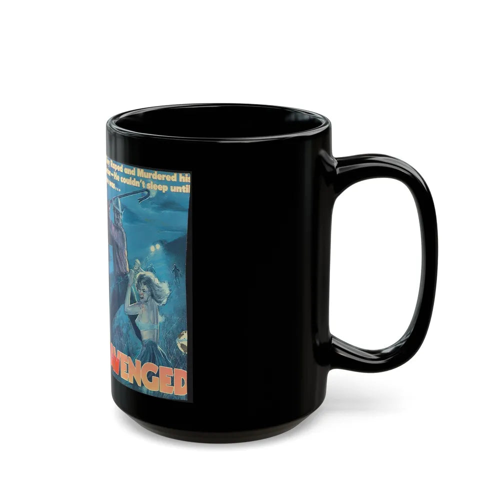 AVENGED (VHS COVER) - Black Coffee Mug-Go Mug Yourself