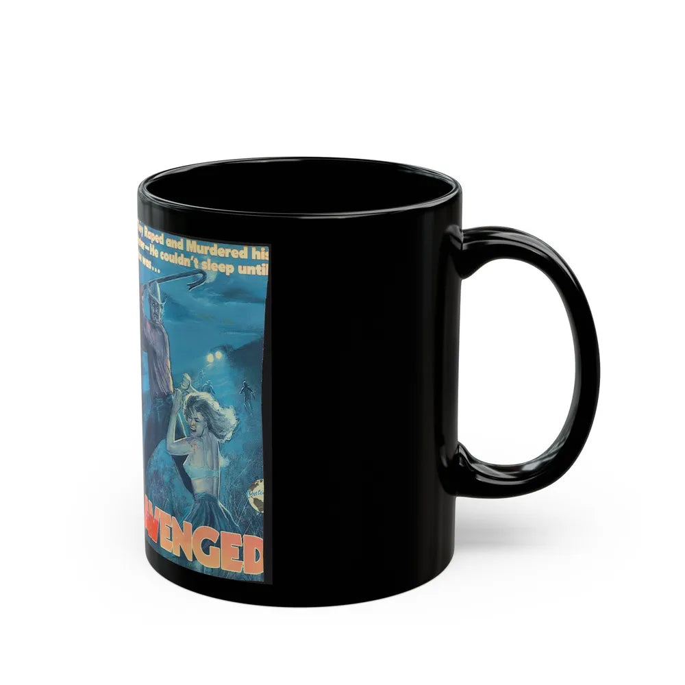 AVENGED (VHS COVER) - Black Coffee Mug-Go Mug Yourself