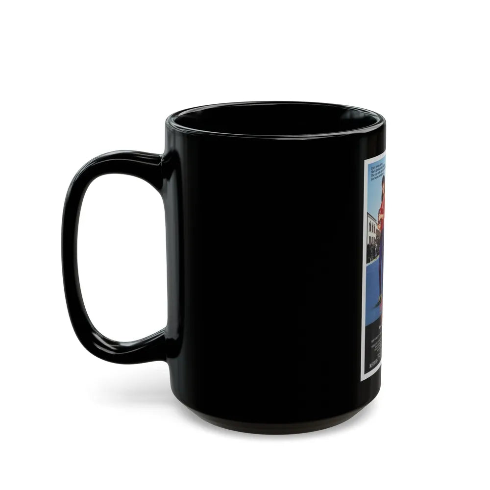 AVENGING ANGEL 1985 Movie Poster - Black Coffee Mug-Go Mug Yourself