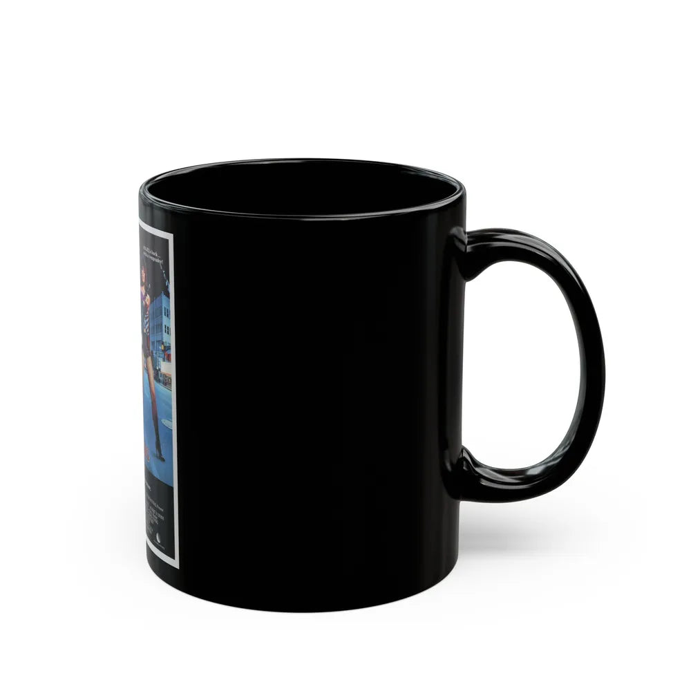 AVENGING ANGEL 1985 Movie Poster - Black Coffee Mug-Go Mug Yourself