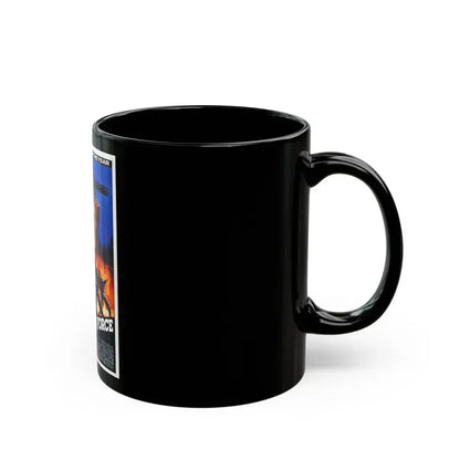 AVENGING FORCE 1986 Movie Poster - Black Coffee Mug - Go Mug Yourself