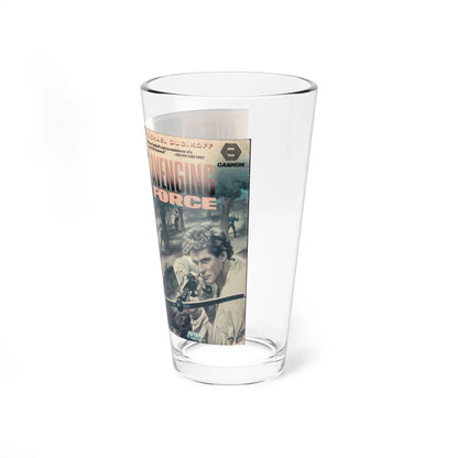 AVENGING FORCE CANNON MEDIA (VHS COVER) Pint Glass 16oz-Go Mug Yourself