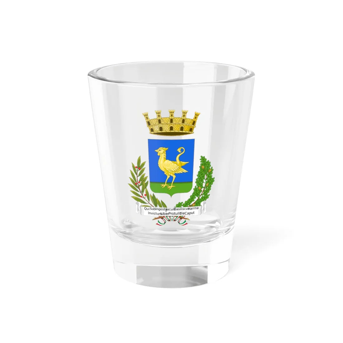 Aversa-Stemma (Italy) (Coat of Arms) Shot Glass 1.5oz 1.5oz - Go Mug Yourself