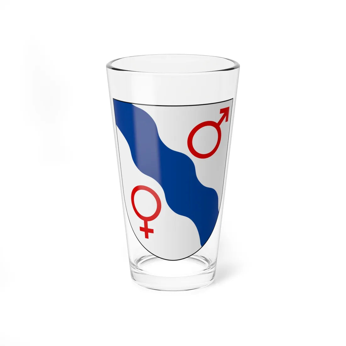 Avesta vapen (Sweden) (Coat of Arms) Pint Glass 16oz 16oz - Go Mug Yourself