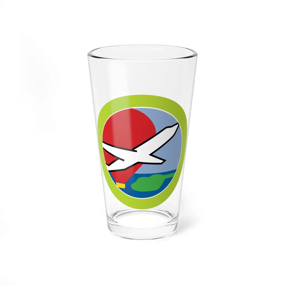 Aviation (Boy Scout Merit Badge) Pint Glass 16oz-16oz-Go Mug Yourself