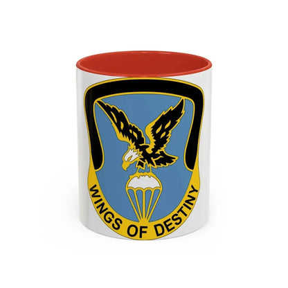 Aviation Brigade 101 Airborne Division (U.S. Army) Accent Coffee Mug 11oz Red - Go Mug Yourself