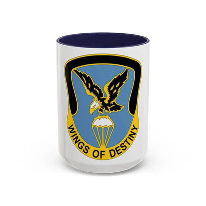 Aviation Brigade 101 Airborne Division (U.S. Army) Accent Coffee Mug 15oz Navy - Go Mug Yourself
