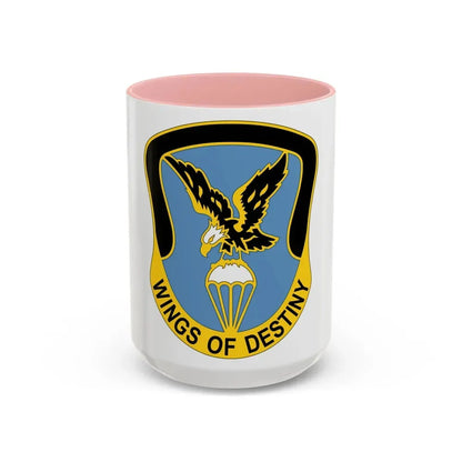 Aviation Brigade 101 Airborne Division (U.S. Army) Accent Coffee Mug 15oz Pink - Go Mug Yourself