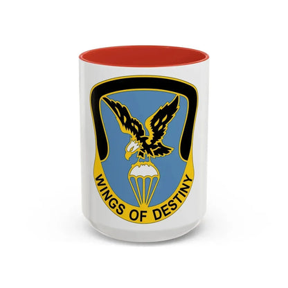 Aviation Brigade 101 Airborne Division (U.S. Army) Accent Coffee Mug 15oz Red - Go Mug Yourself