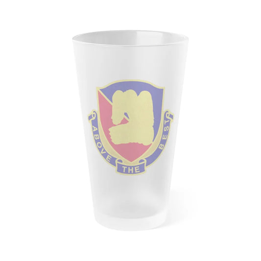 Aviation Center and School 2 (U.S. Army) Frosted Pint Glass 16oz-Go Mug Yourself