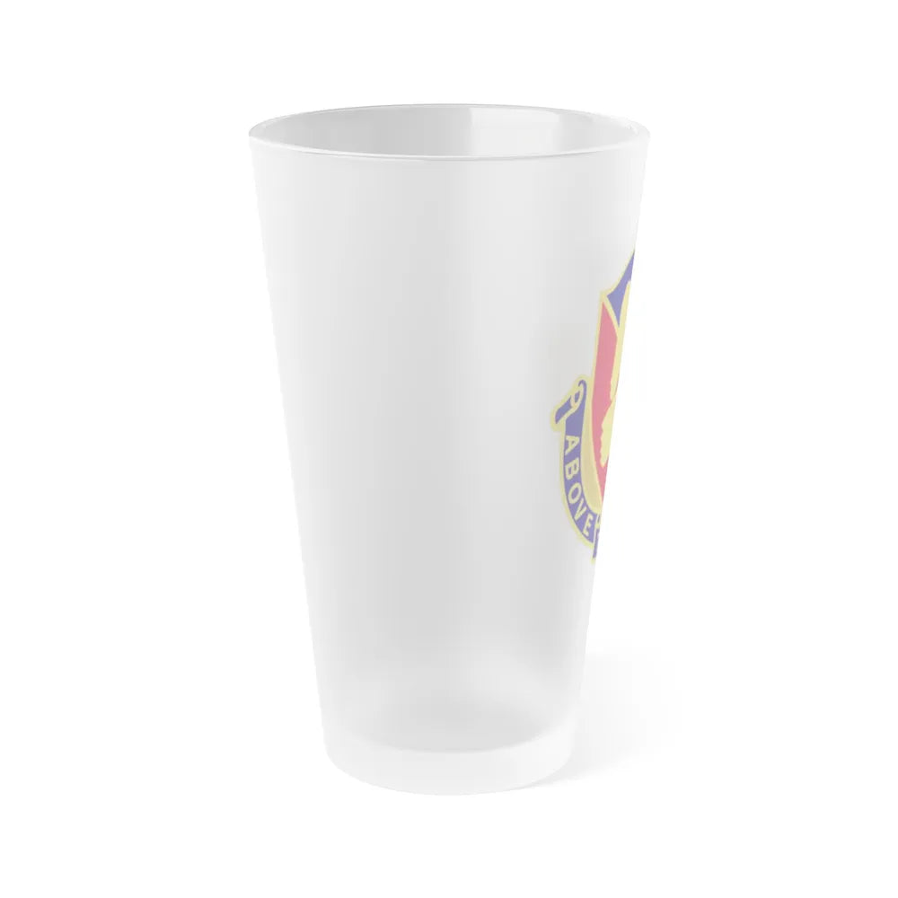 Aviation Center and School 2 (U.S. Army) Frosted Pint Glass 16oz-Go Mug Yourself