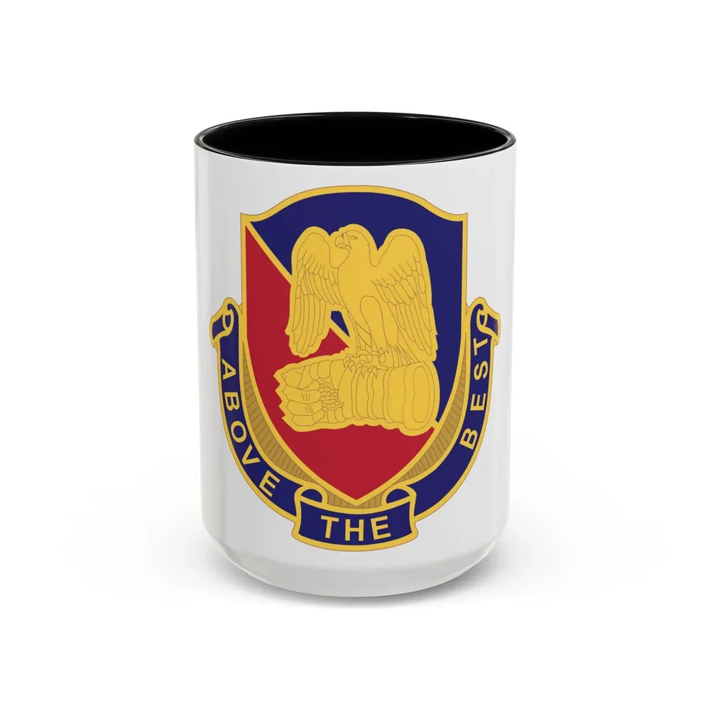 Aviation Center and School 2 (U.S. Army) Accent Coffee Mug 15oz Black - Go Mug Yourself