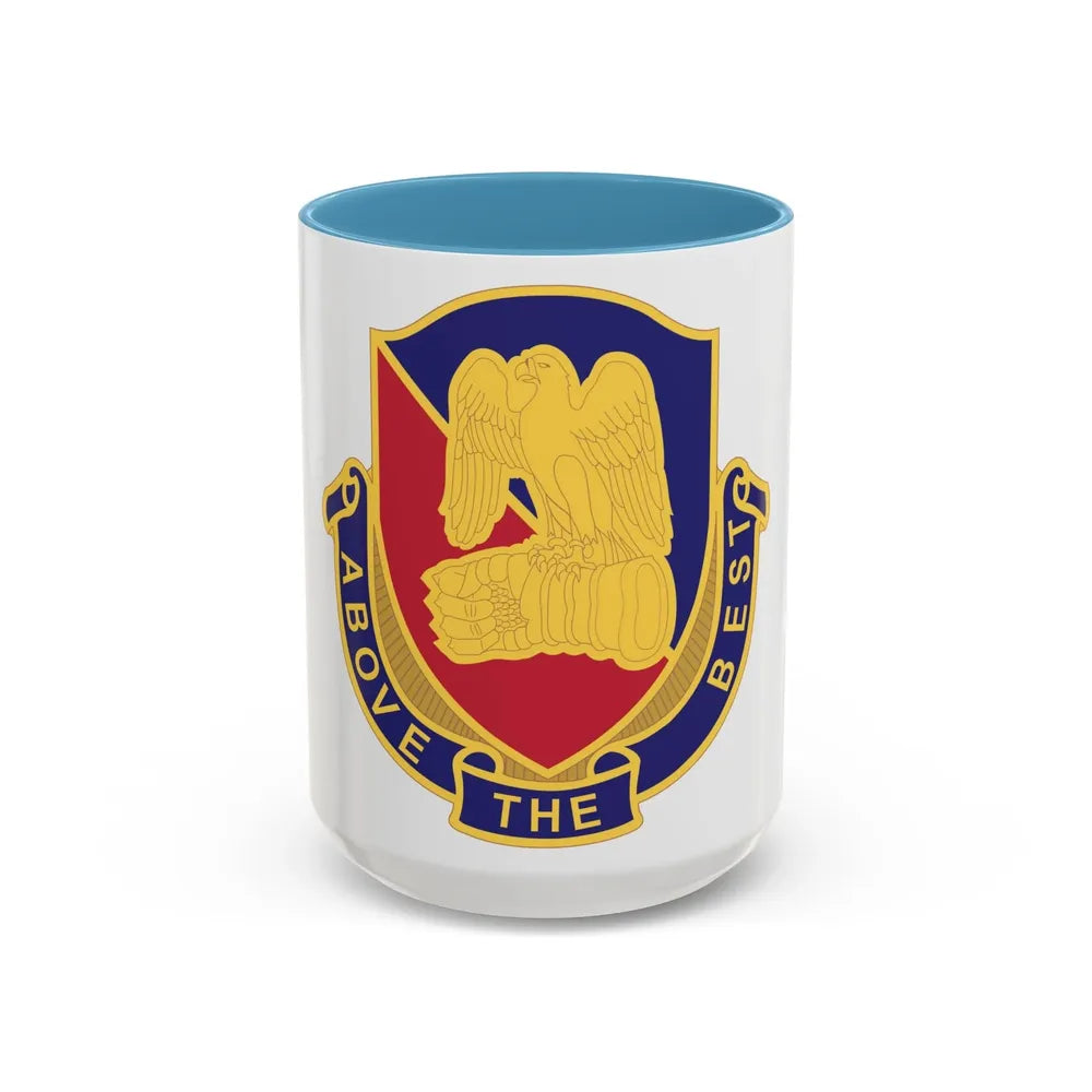 Aviation Center and School 2 (U.S. Army) Accent Coffee Mug 15oz Light Blue - Go Mug Yourself