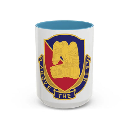 Aviation Center and School 2 (U.S. Army) Accent Coffee Mug 15oz Light Blue - Go Mug Yourself