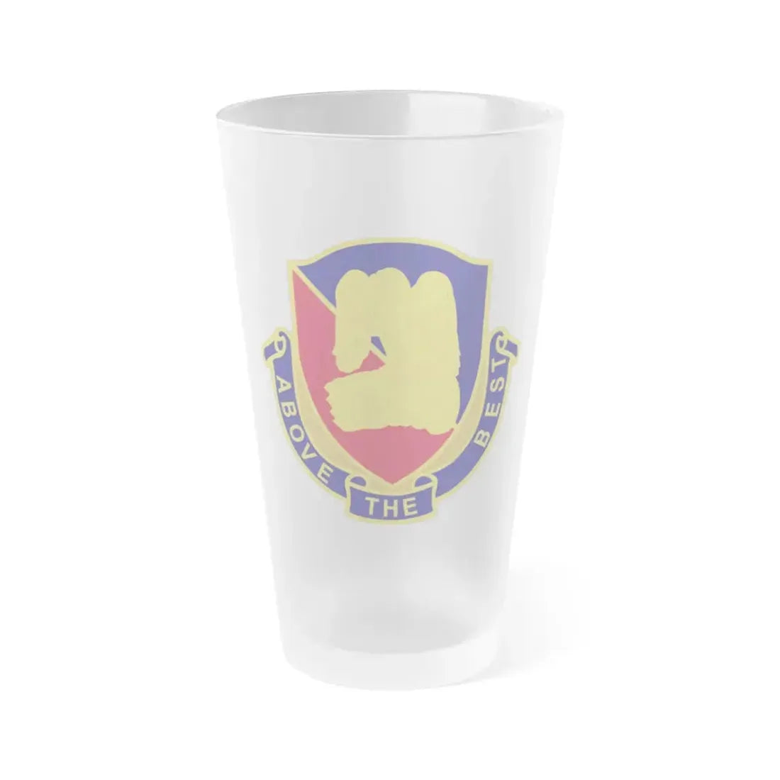 Aviation Center and School 2 (U.S. Army) Frosted Pint Glass 16oz Default Title - Go Mug Yourself