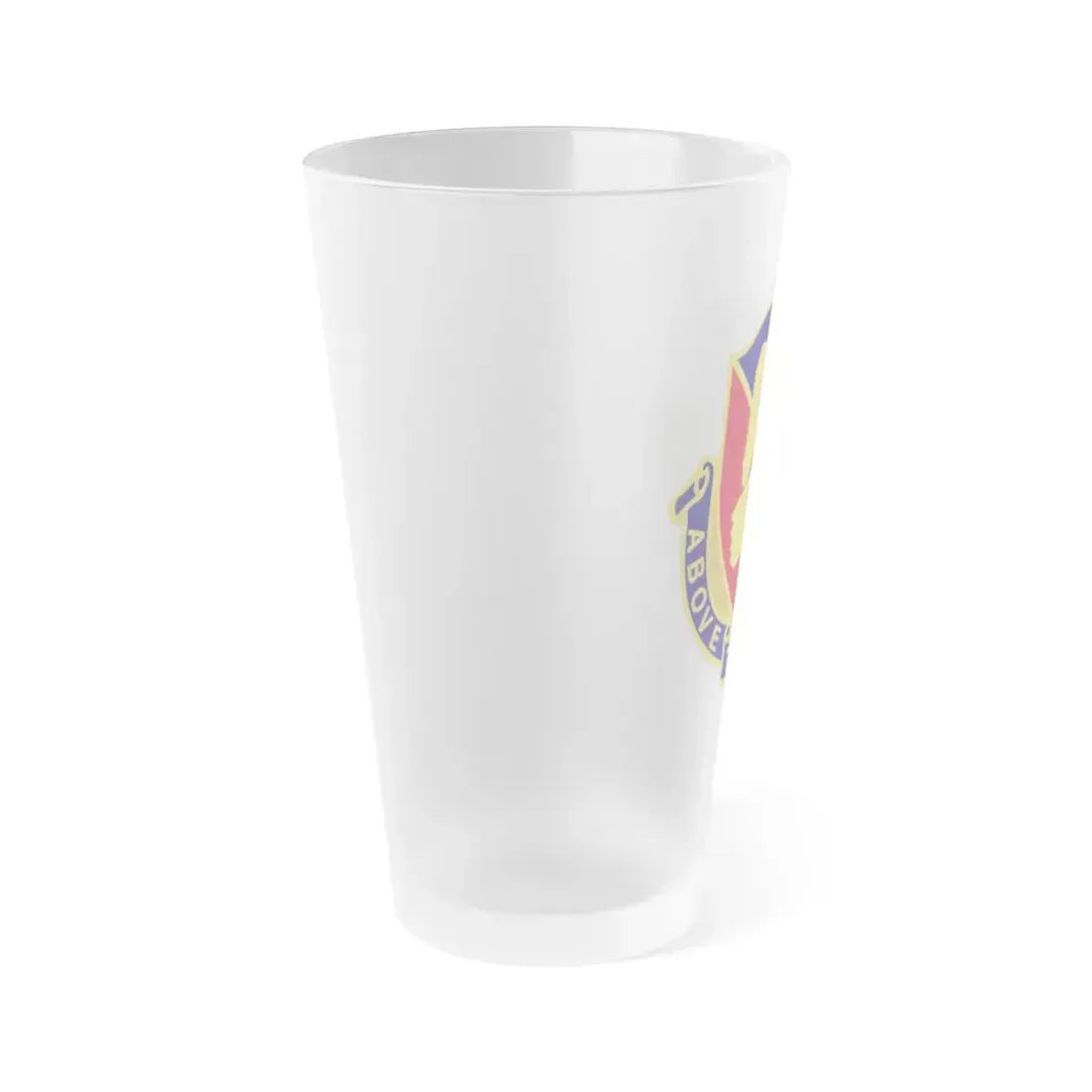 Aviation Center and School 2 (U.S. Army) Frosted Pint Glass 16oz - Go Mug Yourself