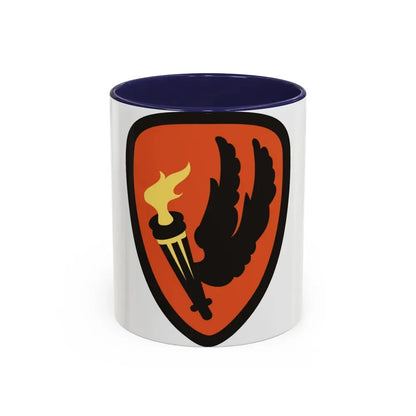 Aviation Center and School (U.S. Army) Accent Coffee Mug 11oz Navy - Go Mug Yourself