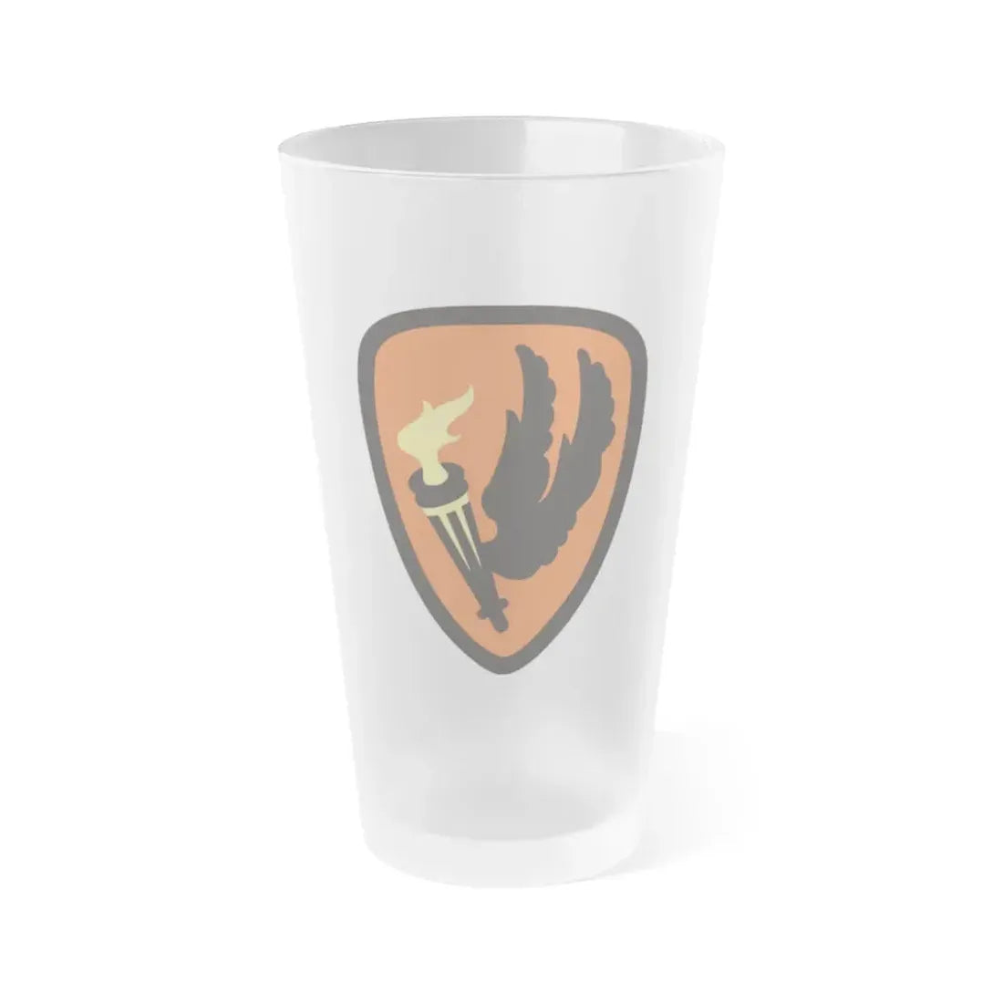 Aviation Center and School (U.S. Army) Frosted Pint Glass 16oz Default Title - Go Mug Yourself
