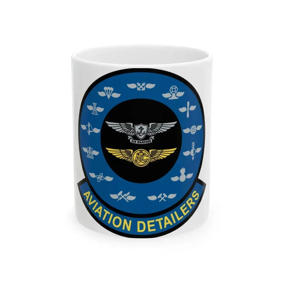 Aviation Detailers (U.S. Navy) White Coffee Mug 11oz - Go Mug Yourself