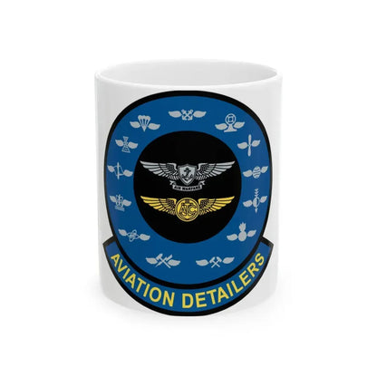 Aviation Detailers (U.S. Navy) White Coffee Mug 11oz - Go Mug Yourself