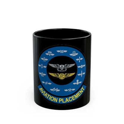 Aviation Placement (U.S. Navy) Black Coffee Mug-11oz-Go Mug Yourself