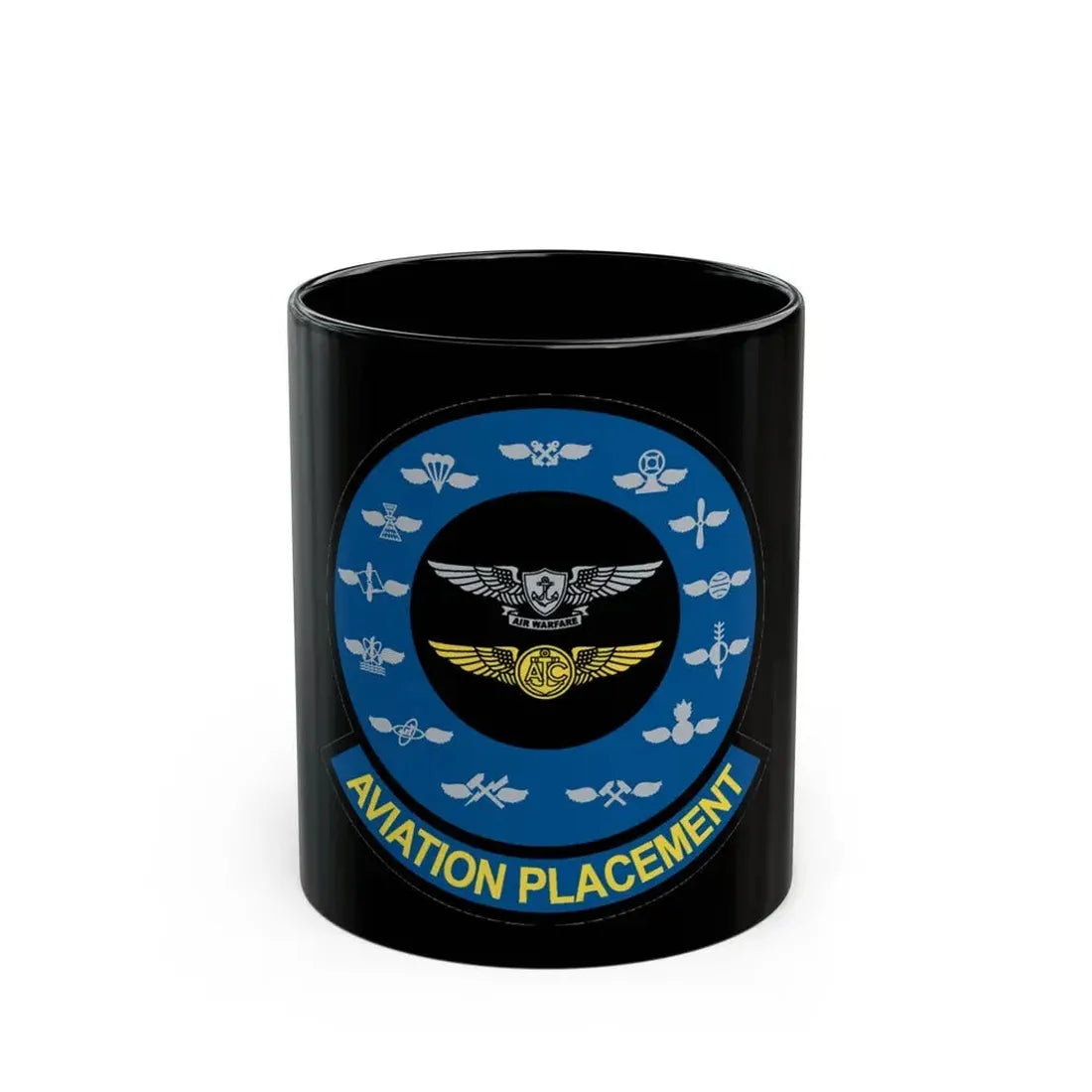 Aviation Placement (U.S. Navy) Black Coffee Mug 11oz - Go Mug Yourself