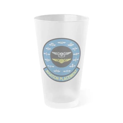 Aviation Placement (U.S. Navy) Frosted Pint Glass 16oz Default Title - Go Mug Yourself