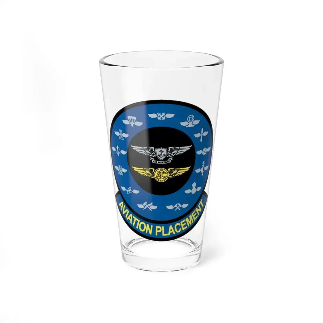 Aviation Placement (U.S. Navy) Pint Glass 16oz 16oz - Go Mug Yourself