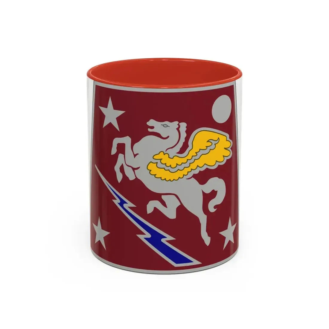 Aviation Systems Command (U.S. Army) Accent Coffee Mug 11oz Red - Go Mug Yourself