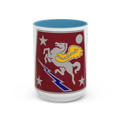 Aviation Systems Command (U.S. Army) Accent Coffee Mug 15oz Light Blue - Go Mug Yourself