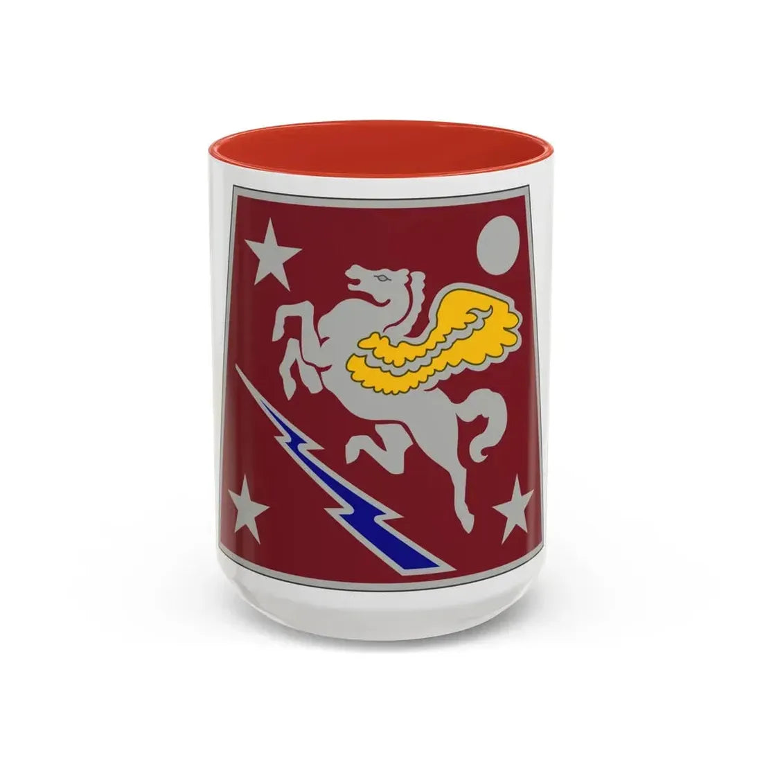 Aviation Systems Command (U.S. Army) Accent Coffee Mug 15oz Red - Go Mug Yourself