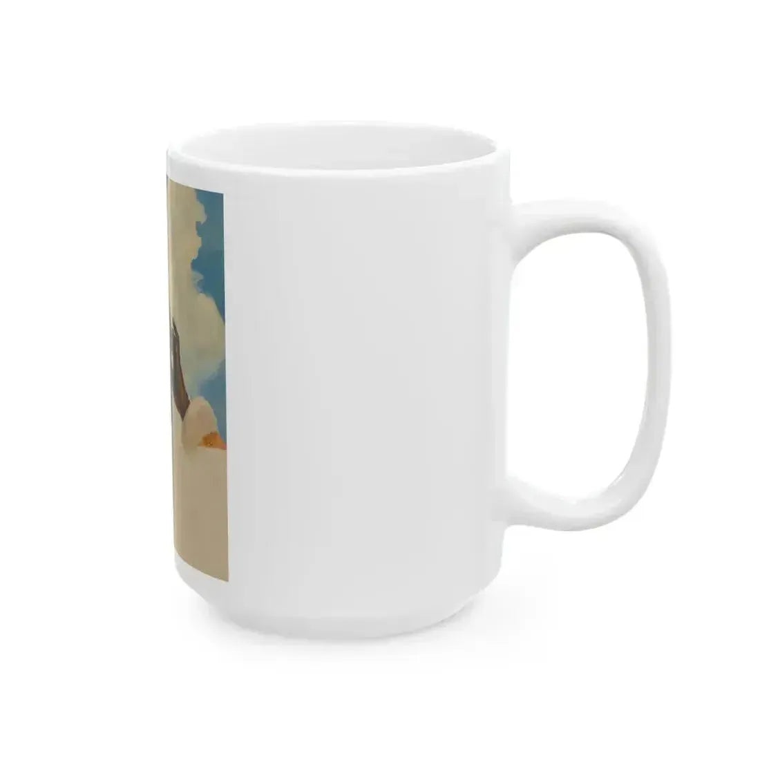 Aviator Girl - White Coffee Mug - Go Mug Yourself