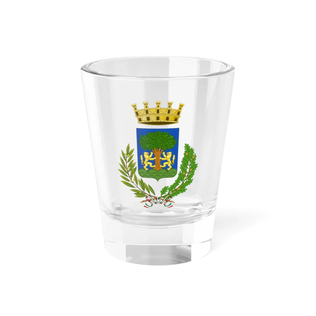Avigliano-Stemma (Italy) (Coat of Arms) Shot Glass 1.5oz 1.5oz - Go Mug Yourself