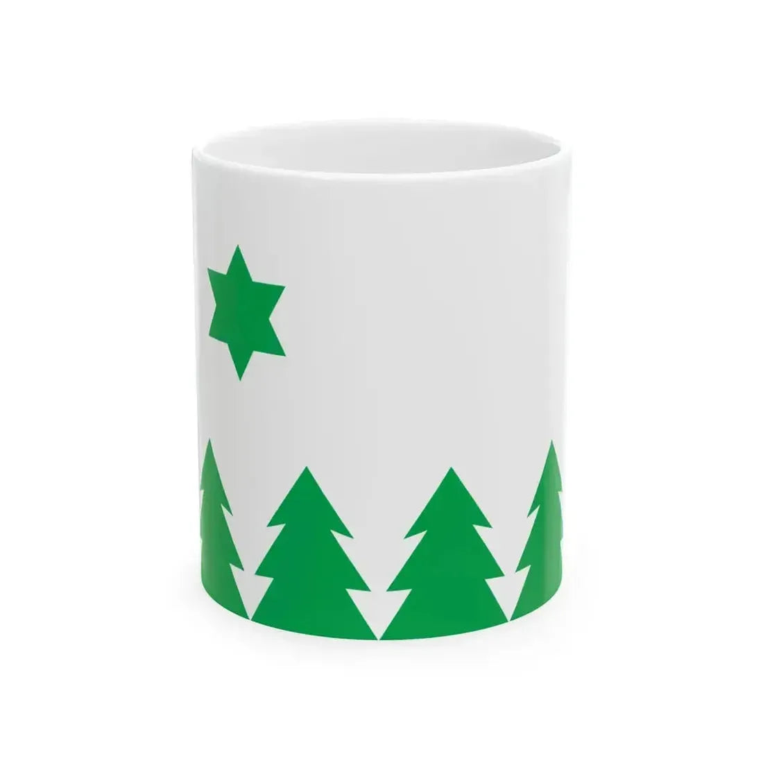 Avinurme valla lipp (Estonia) White Coffee Mug 11oz - Go Mug Yourself