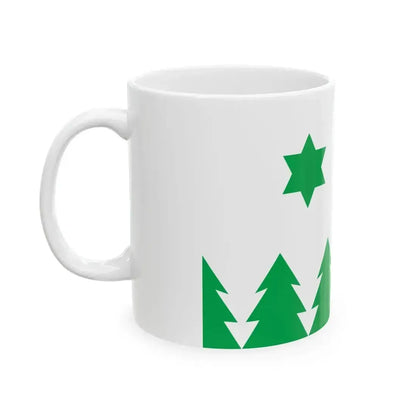 Avinurme valla lipp (Estonia) White Coffee Mug - Go Mug Yourself