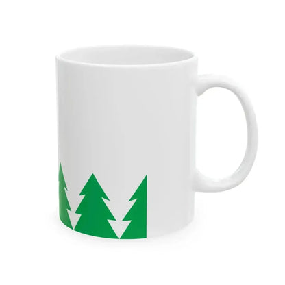 Avinurme valla lipp (Estonia) White Coffee Mug - Go Mug Yourself