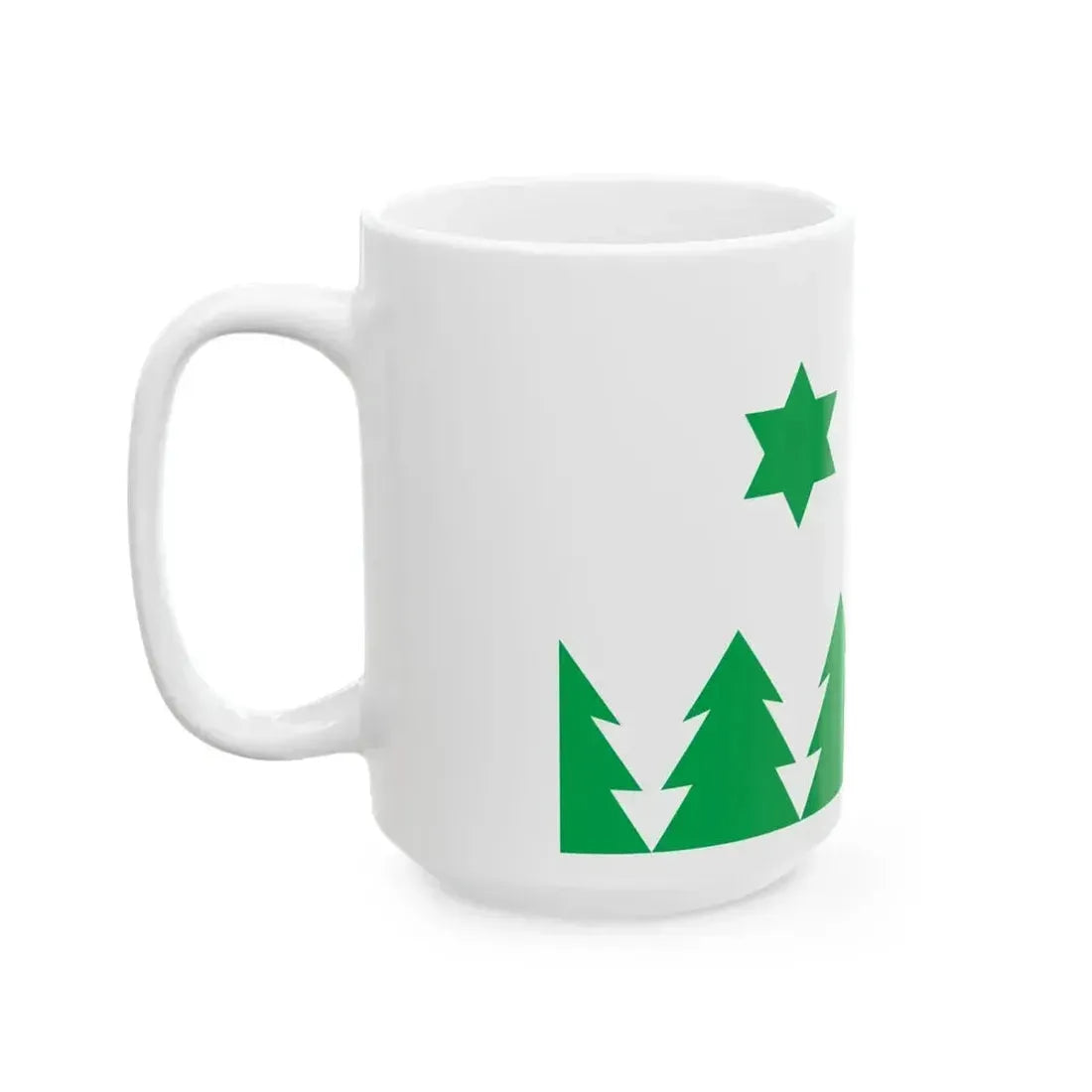 Avinurme valla lipp (Estonia) White Coffee Mug - Go Mug Yourself