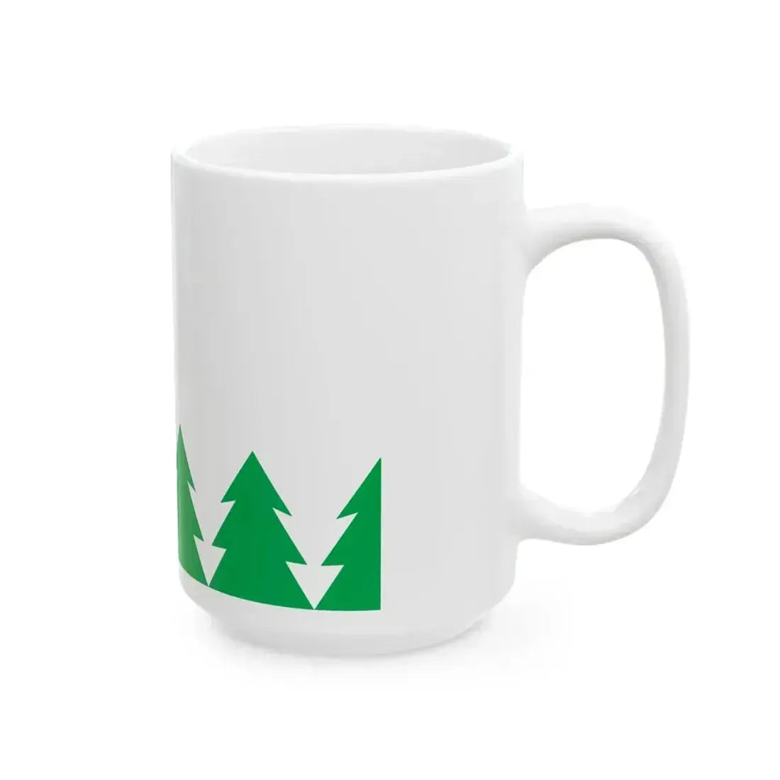 Avinurme valla lipp (Estonia) White Coffee Mug - Go Mug Yourself