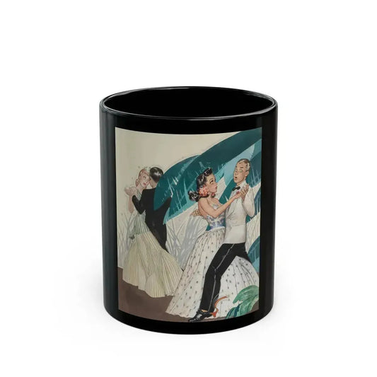 Avoid a Sudden Letdown, General Tire advertisement, 1941 - Black Coffee Mug 11oz - Go Mug Yourself