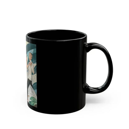 Avoid a Sudden Letdown, General Tire advertisement, 1941 - Black Coffee Mug - Go Mug Yourself