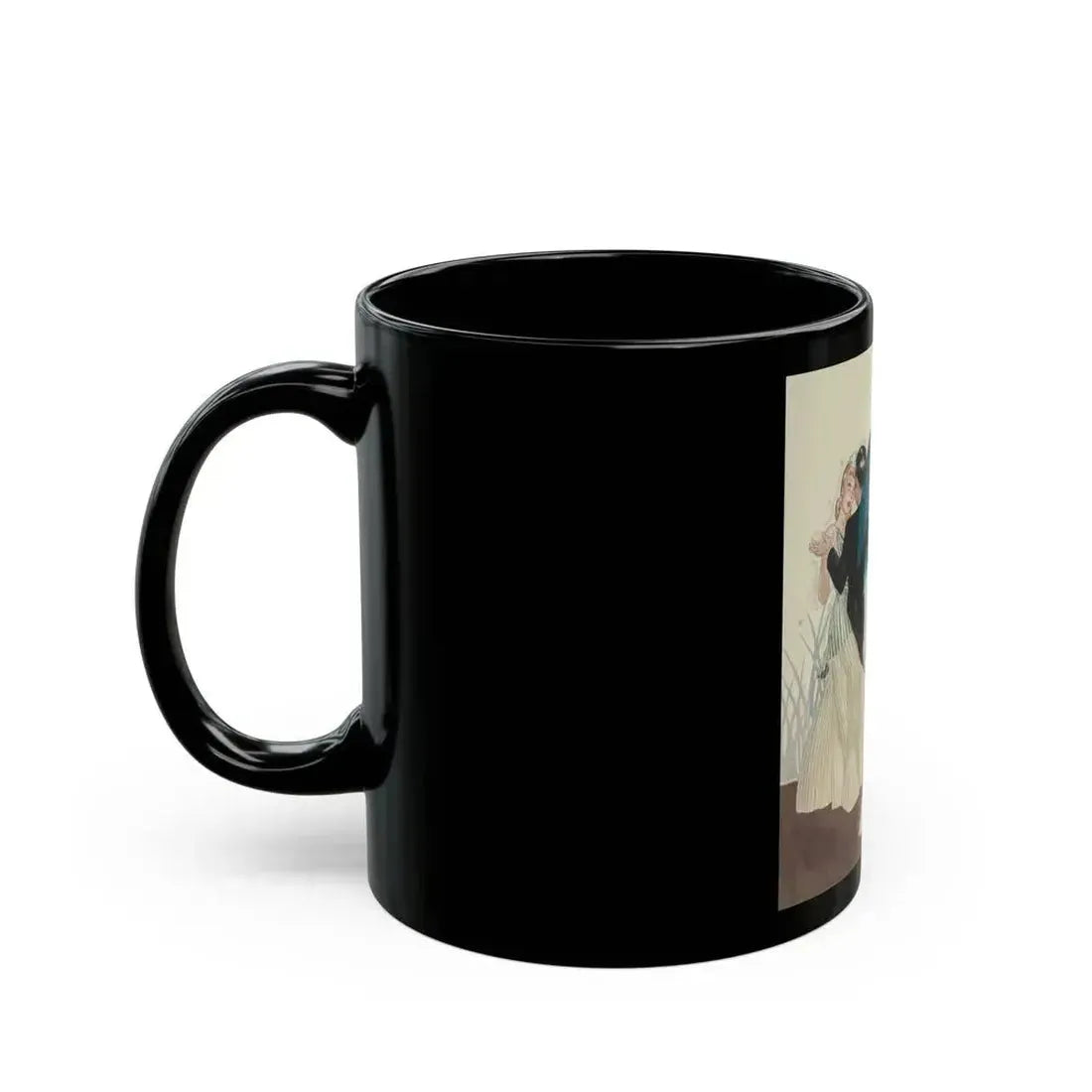 Avoid a Sudden Letdown, General Tire advertisement, 1941 - Black Coffee Mug - Go Mug Yourself