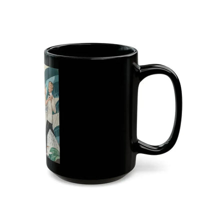 Avoid a Sudden Letdown, General Tire advertisement, 1941 - Black Coffee Mug - Go Mug Yourself