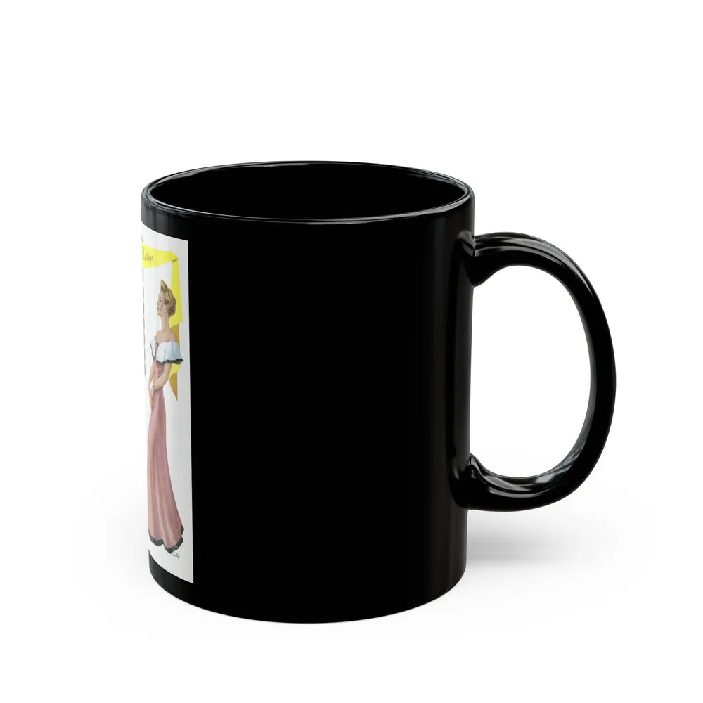 Avon Cosmetics ad (1), 1943 - Black Coffee Mug-Go Mug Yourself