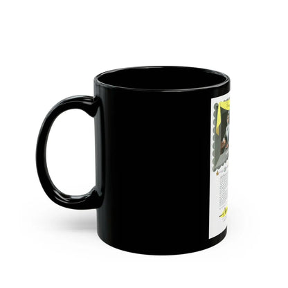 Avon Cosmetics ad (1), 1943 - Black Coffee Mug-Go Mug Yourself