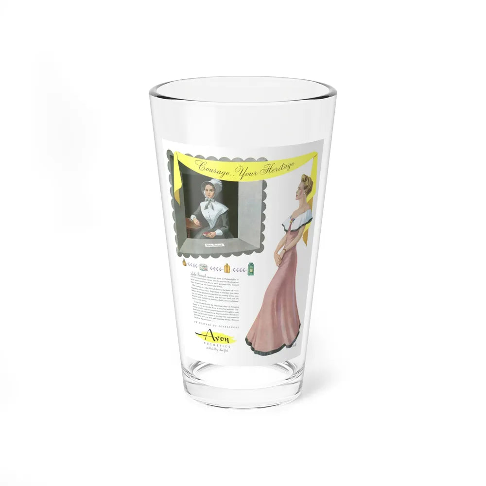 Avon Cosmetics ad (1), 1943 (Magazine Illustration) Pint Glass 16oz-16oz-Go Mug Yourself